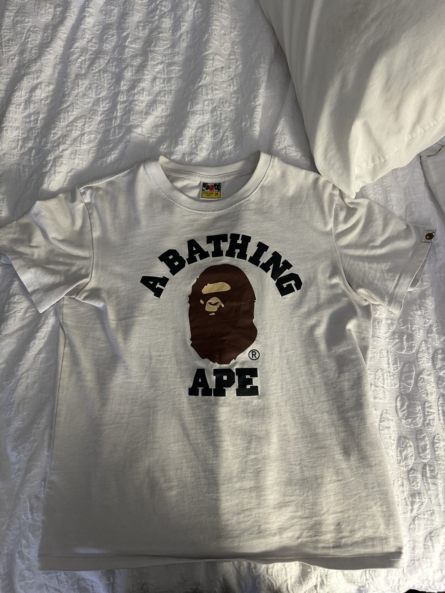 authentic size medium bape tee