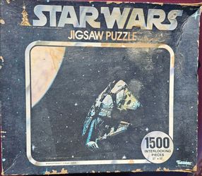 Kenner 1977 Star Wars Jigsaw Puzzle 1500 Millennium Falcon In Hyper Space 40410