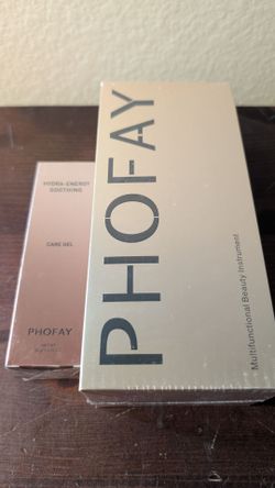 PHOFAY 3-in-1 Facial Device, 1.4oz Matching Gel. Multi Functional Beauty Device