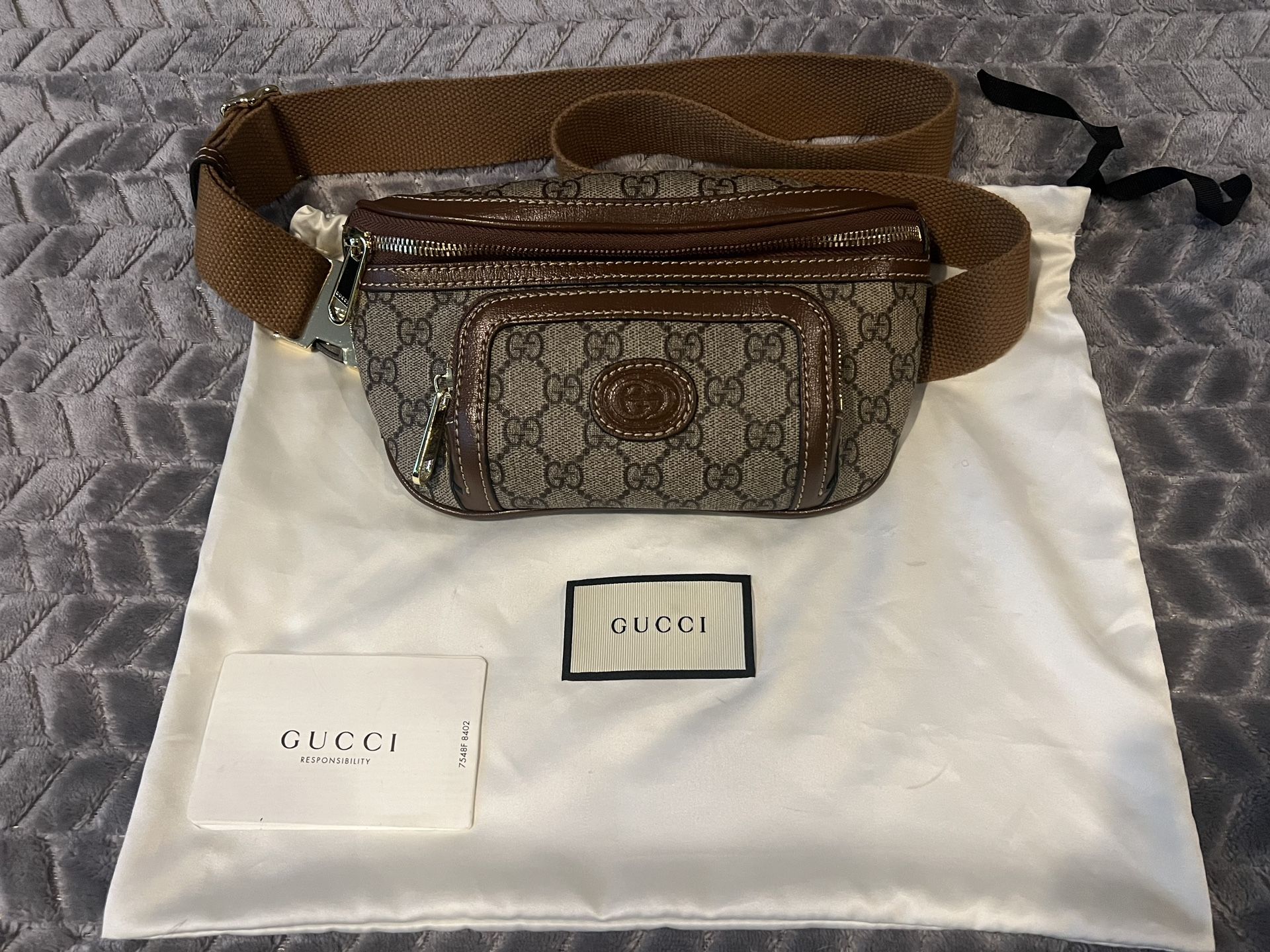 Gucci Men Belt Crossbody Bag