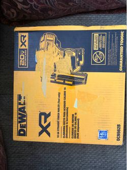 Dewalt XR 20v finish nailer