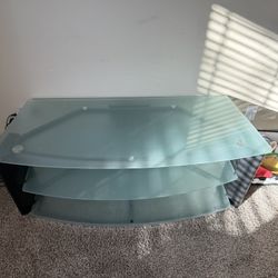 🖥️ Modern Glass TV Stand / Entertainment Console