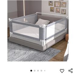 yulongtengfei 3-Piece King Size Bed Rail for Toddlers - Adjustable Baby Bed Rail Guard, Kids Safety.