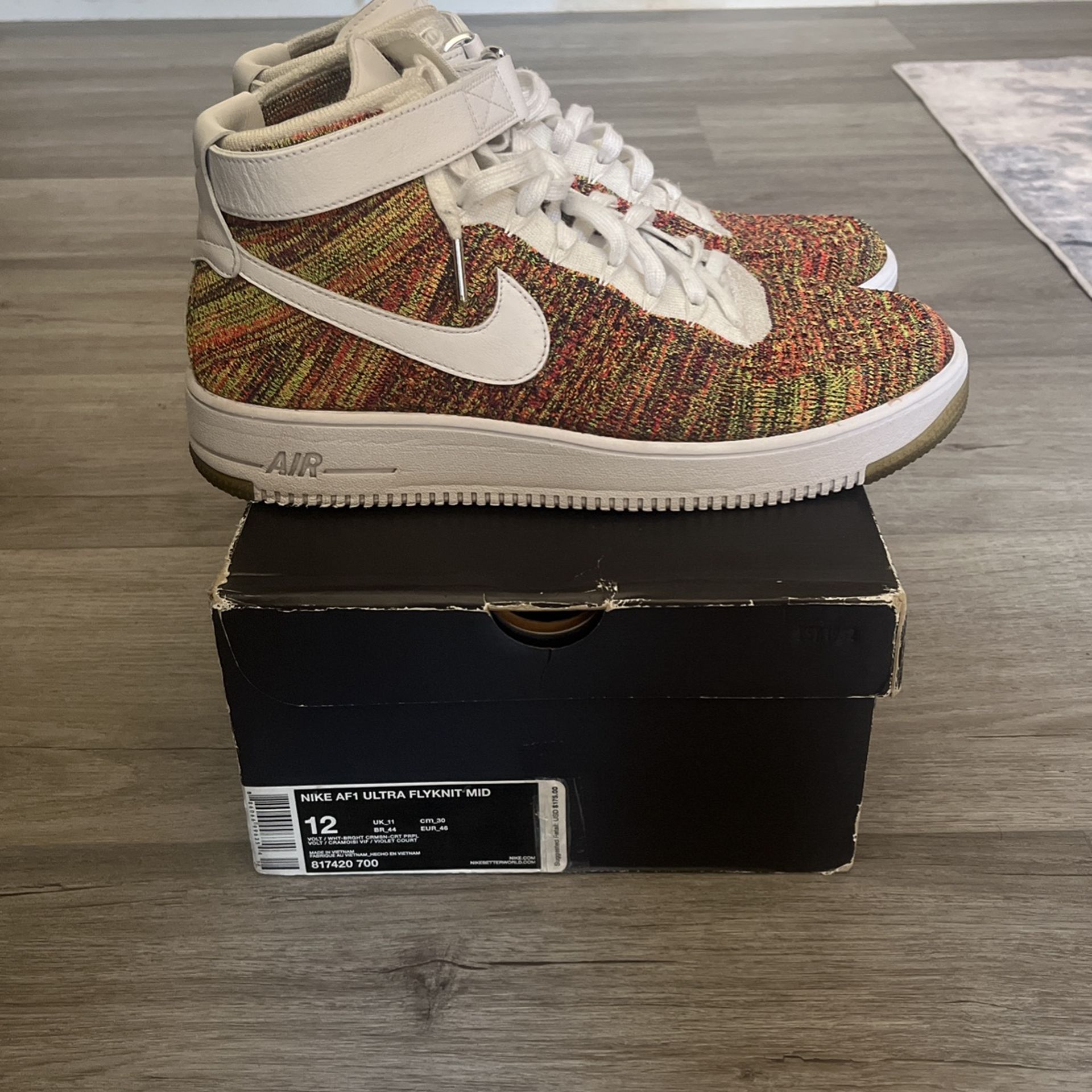 Nike Air Force 1 Ultra Flyknit Mid Multicolor (Size 12 Men)