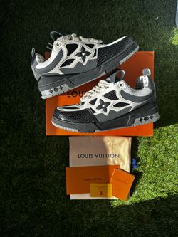 Dark Grey Louis Vuitton Skate Sneakers Size 44