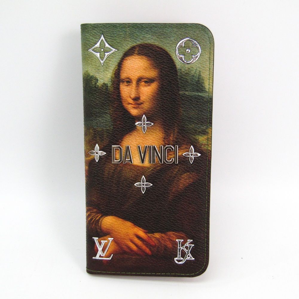 Louis Vuitton x Jeff Koons iPhone 7 & 8 Plus Folio Case Masters Collection Mona Lisa M54649