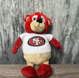 San Francisco 49ers Plush Reverse-A-Pal Teddy Bear Converts To Football NFL