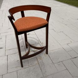 Mid Century Teak Counter Stools 
