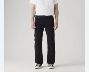 MENS BLACK LEVIS CORDUROY PANTS SIZE 31X32
