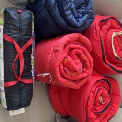 Sleeping Bags and one Tent 