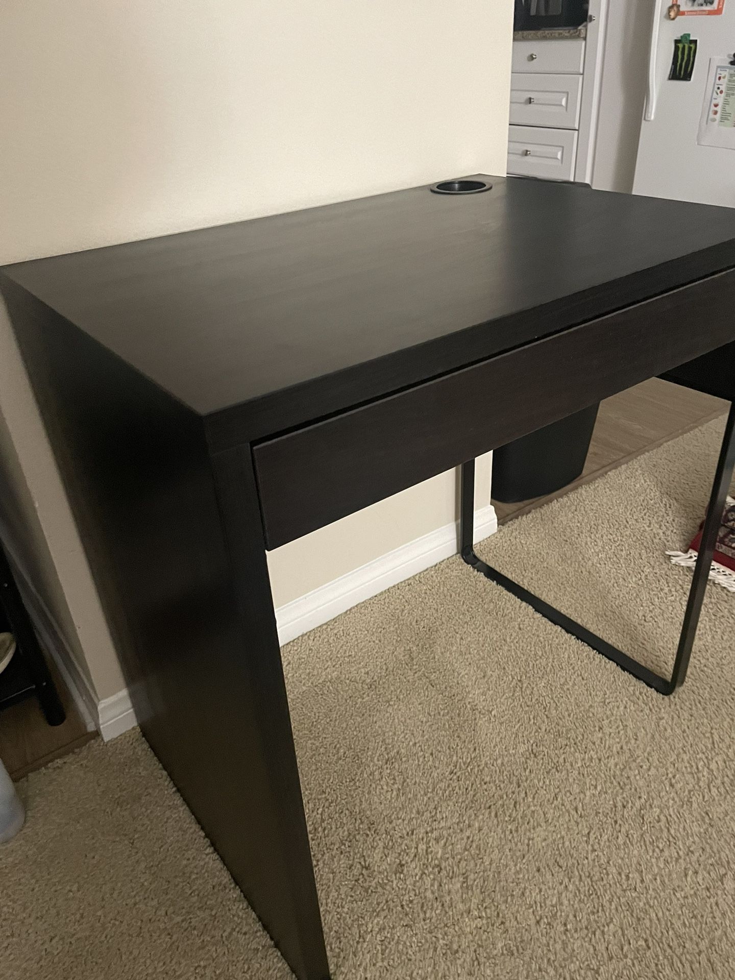 Black desk