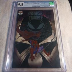 Spider-man & Venom: Double Trouble #2 CGC 9.8 Mexican Foil Peach Momoko.