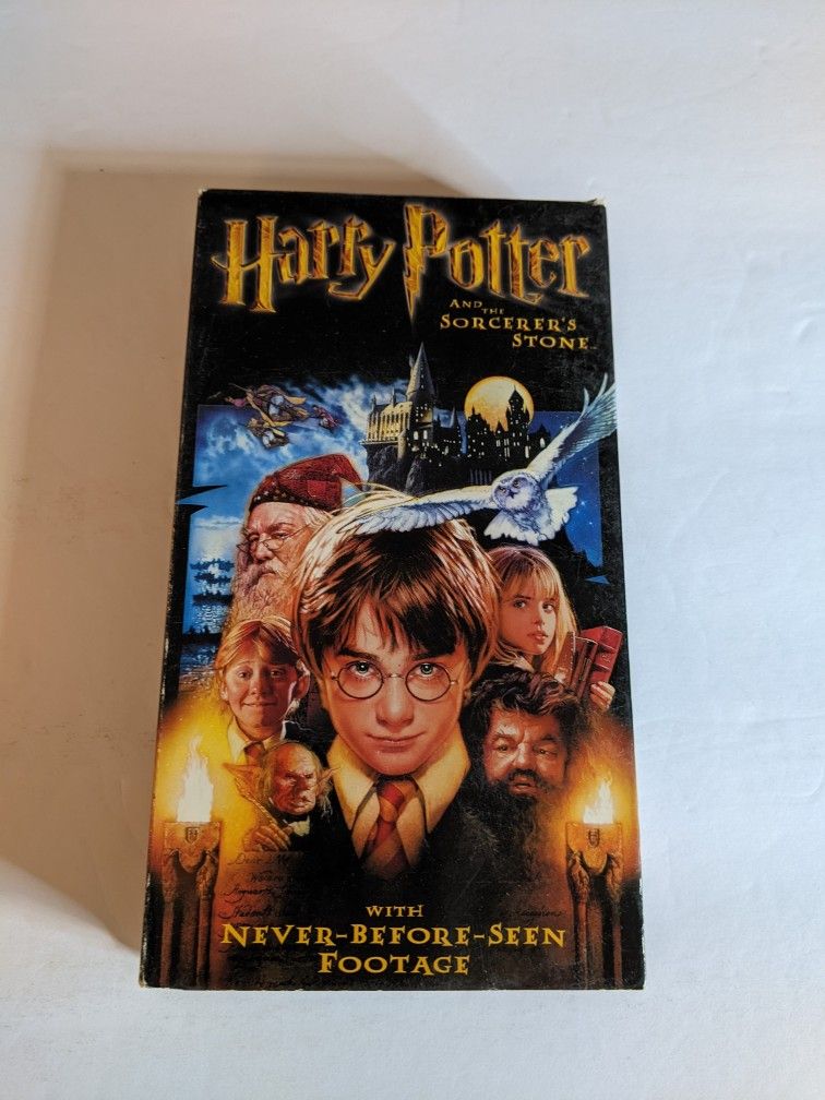 Harry Potter And The Sorcerer's Stone VHS Tape Cassette Year 2001
