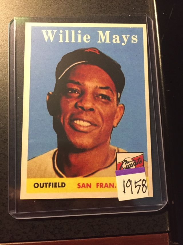 Willie Mays RP Baseball Cards‘51‘58 for Sale in Plantation, FL OfferUp