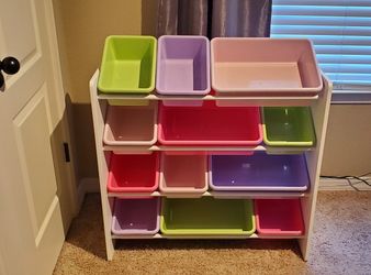 Toy Storage Organizer with 12 bins