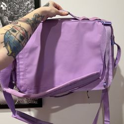 Baboon to the Moon Purple Duffle Bag / Backpack