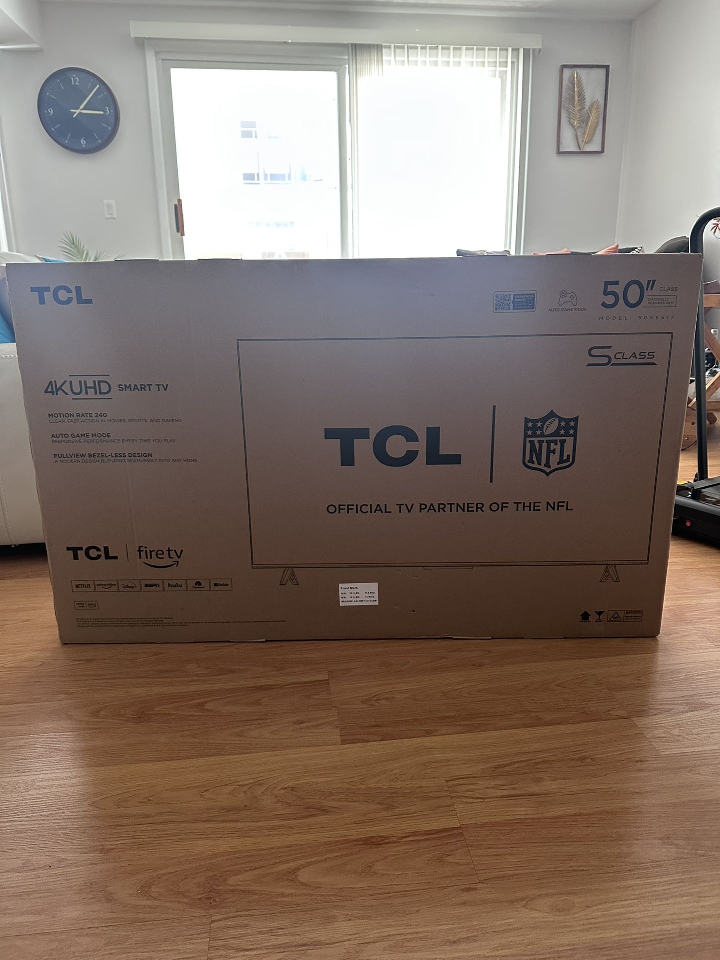 50 Inch 4K TV! Brand New, Unopened Box!
