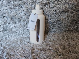 Bink Borosilicate Glass Water Bottle Cream color
