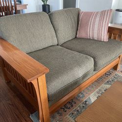 Mission/Craftsman Style Love Seat/chair