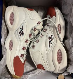 Reebok Question Mid Vintage Red Toe 