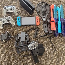 Nintendo switch bundle & accessories!