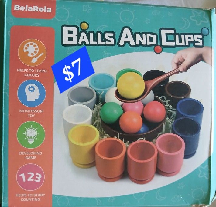 Balls And Cups Matching Game