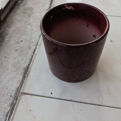 Flower Pot Seramic Metal No Holes 