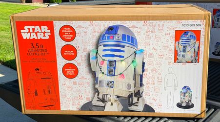 Home Depot Star Wars 3.5 ft Animated LED R2-D2 Animatronic Brand New Sealed