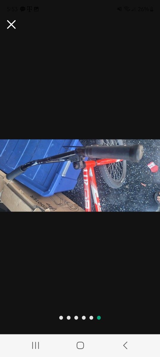 BMX GT Red New Tires And Chain