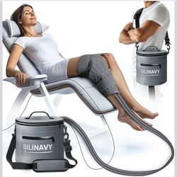 Cold Therapy Machine, Portable Ice Therapy Machine for Knee After Surgery with Programmable Timer & Flow Rate, Quiet Pump, Knee Pad, Cold Therapy Unit