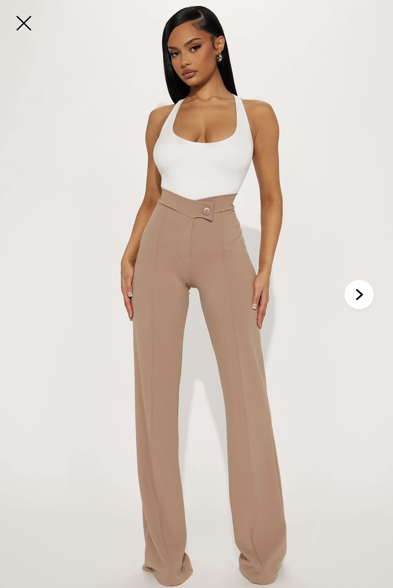 Fashion Nova Dress Pants Size Medium Tall Length