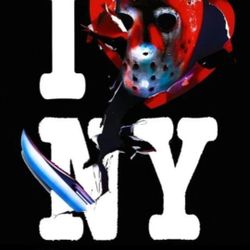 Friday The 13th VIII I Love NY Wall Poster 24"×36"