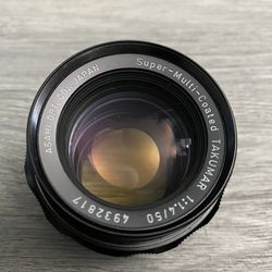 Super multicoated Takumar 50mm F1.4 M42 Mount