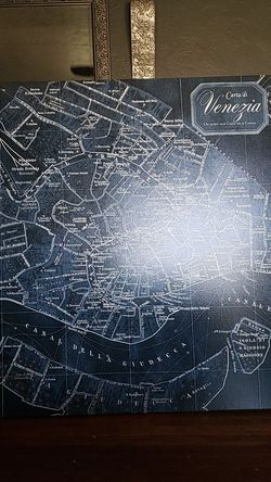 Vintage Map of Venice