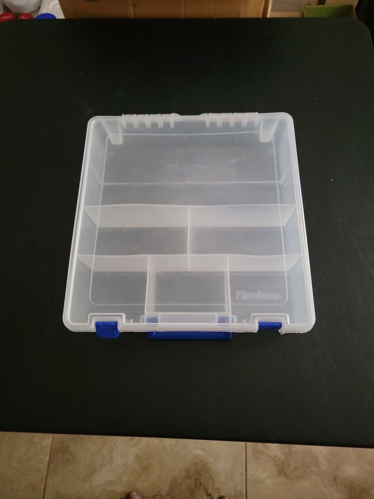 Flambeau Deep Tackle Box For Fishing Lures Or Craft Items