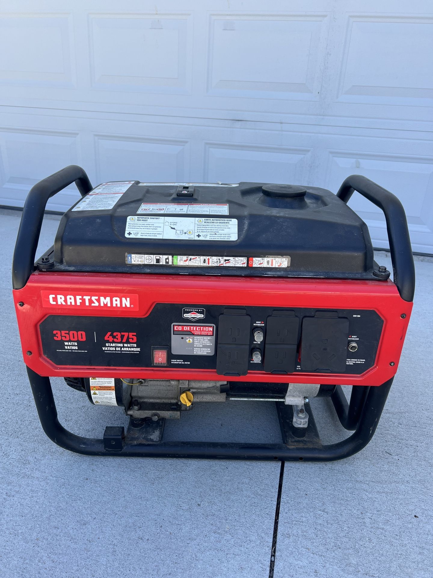 🔌 Craftsman 3500W Generator 