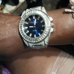 Bling Mens Silverwatch