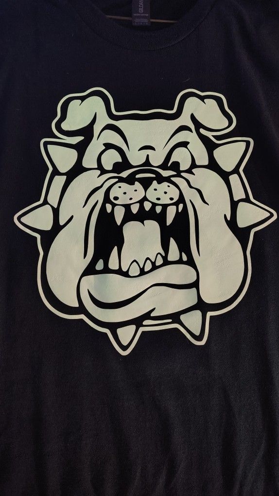Glow In The Dark Bulldog T-shirt Large