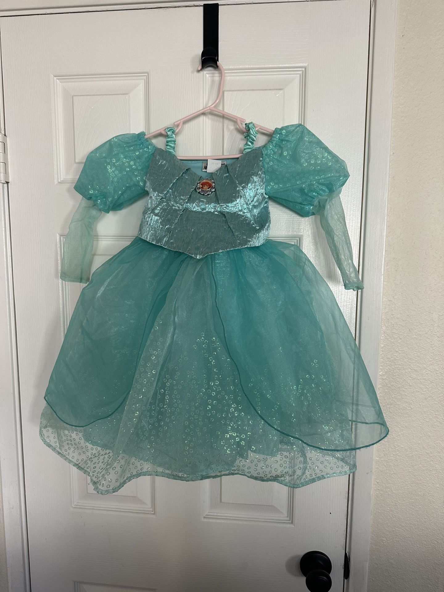 Disney Park Ariel from The Little Mermaid Dress Costume Girls 4/5
