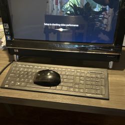 Desktop HP Touch Smart 300 Computer