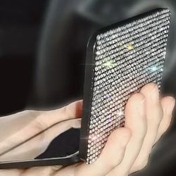 Compact Mirror Crystal Blong 