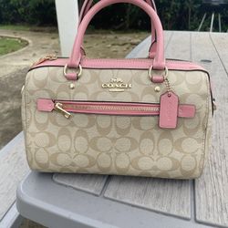 Coach Medium Pink Rowen 