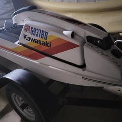 Jet Ski Trailer And Ski