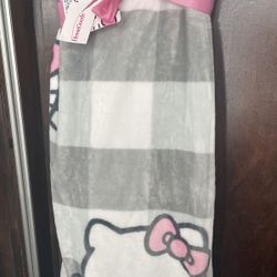 Hello Kitty Plush Throw
