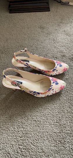 Alex Marie Floral Heels 6.5