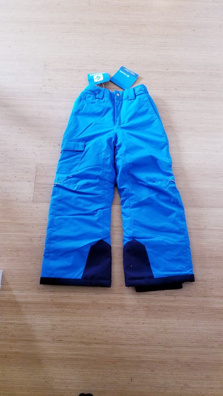 Columbia NEW youth kids juniors Ski snow snowboard pants size 8