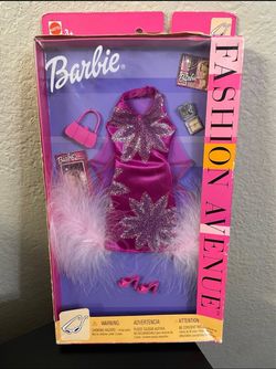 Barbie Fashion Avenue Glam Dress & Shoes 2002