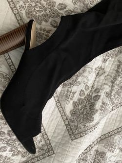 Lola Open Toe Knee High Boots - Sz 10