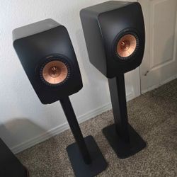 KEF LS50 Meta Speakers With Stands