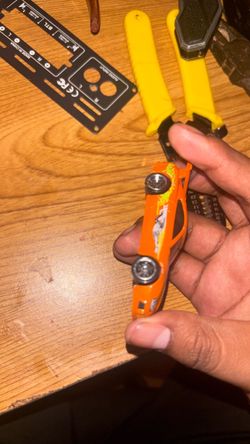 Hot Wheels Orange Die-Cast Toy Car